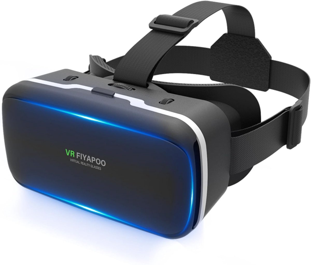 Thijox - VR-bril 3D voor mobiele telefoon, HD virtuele realiteit headset voor films en games, compatibel met smartphones 4,7-6,7 inch, ideaal voor ent