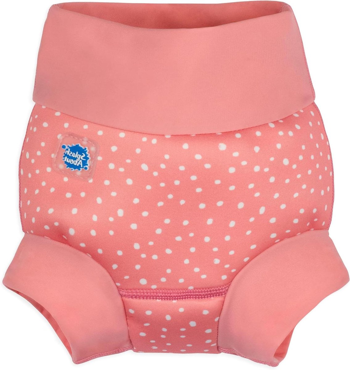 Zwemluier Baby - Herbruikbare Luier - Veilig Zwemmen - Lekvrije Bescherming - 6-12 Maanden - Roze Stippen