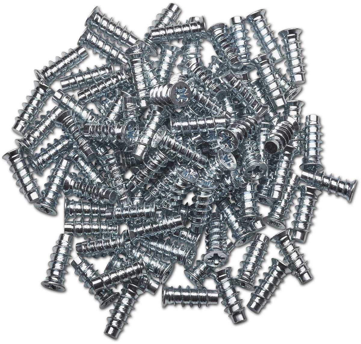 Euroschroeven 6,3 x 11 mm (kopdiam: 7,7 mm) Vario speciale schroeven volledig gat 5 mm met verzonken kop