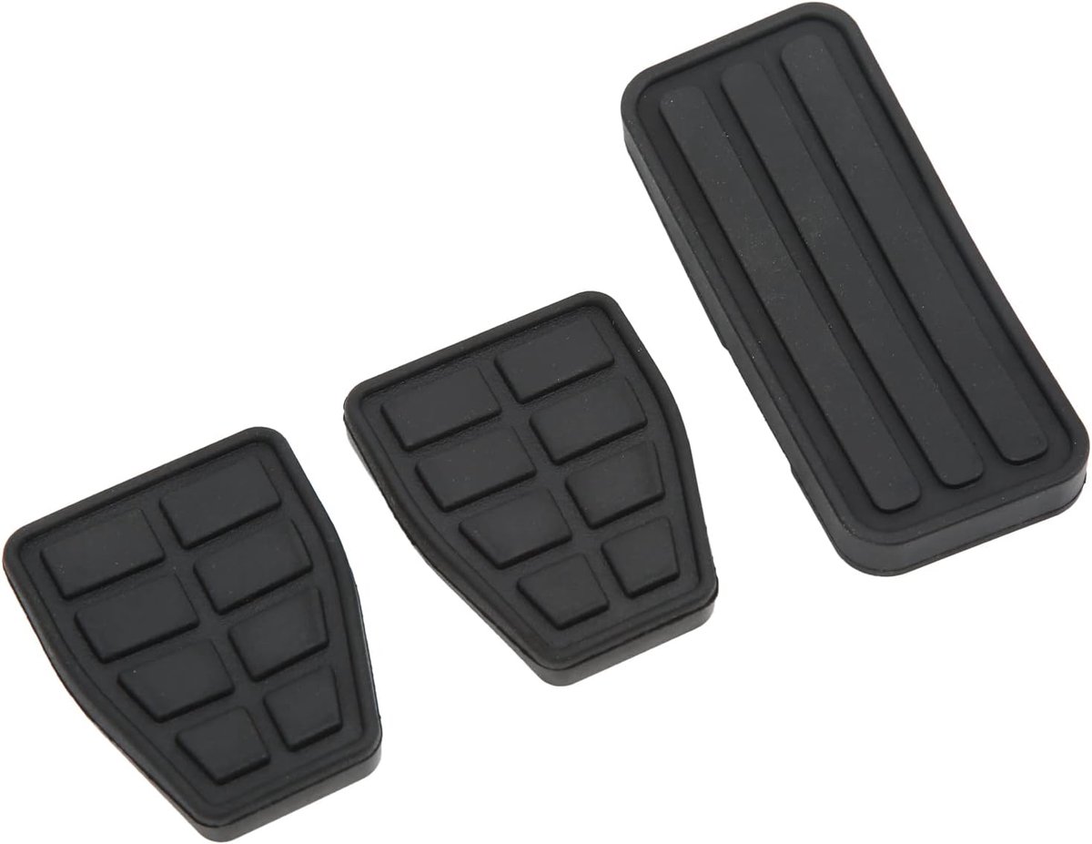 Pedaal Pad Kit, 3 Stuks Auto Rubberen Pedaal Pad en Rempedaal Pad en Gaspedaal Pad Vervanging voor T4 1990 Tot 2003 Autopedalen