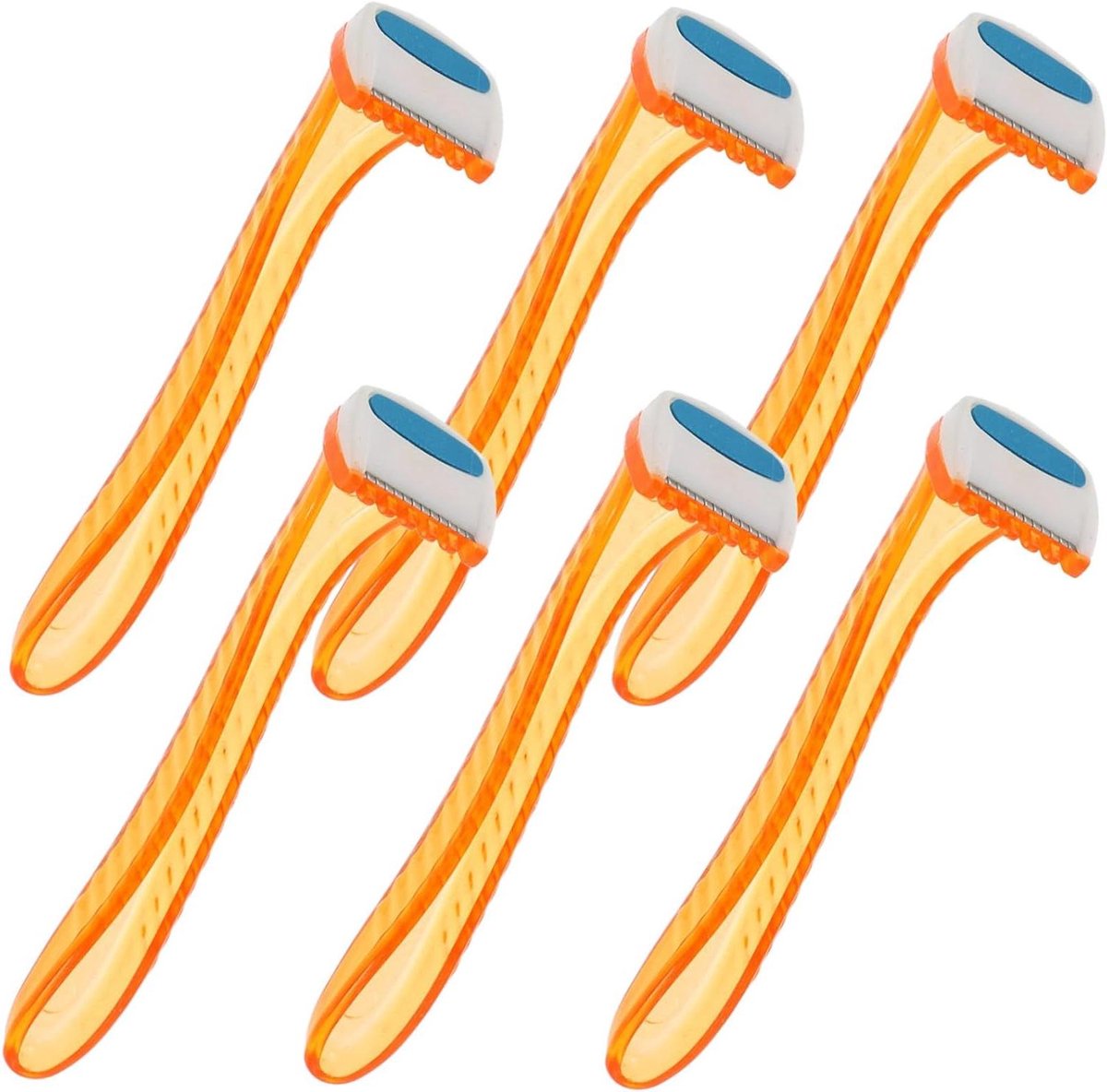 Dames Scheermesjes - Mini Trimmer - Nauwkeurig Scheren - Veilige Beschermhoes - 6 Stuks - Gemengde Kleuren