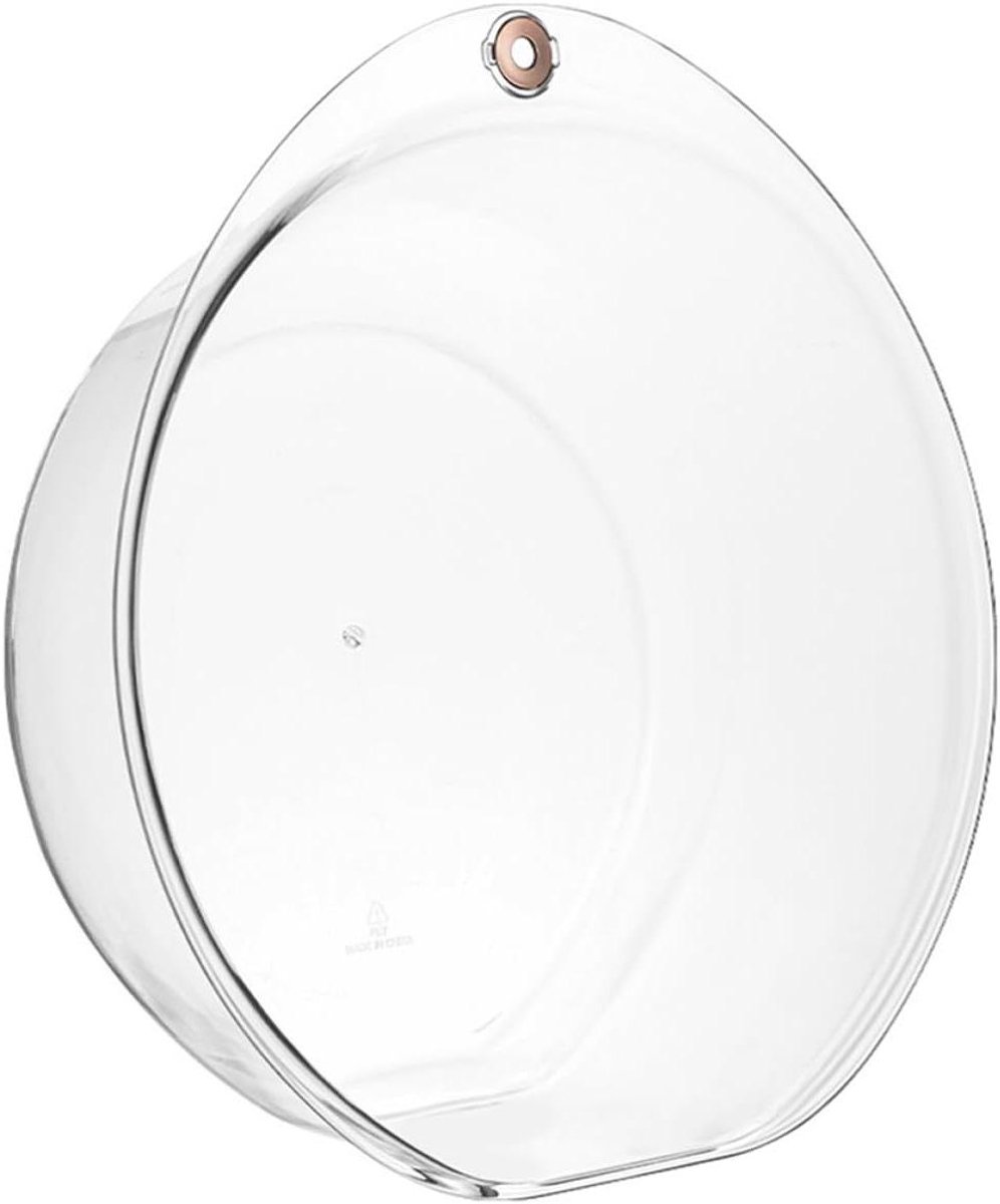 Wastafel Emmer - Plastic Bak - Gezichtsreiniging - Verdikt Materiaal - 32.9x31.2cm - Transparant