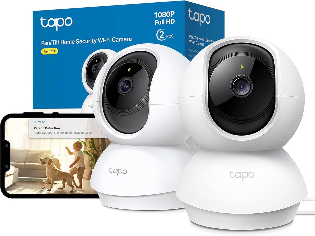 Tapo C200 Beveiligingscamera Binnen 1080P Full HD Pan/Tilt - afbeelding 3