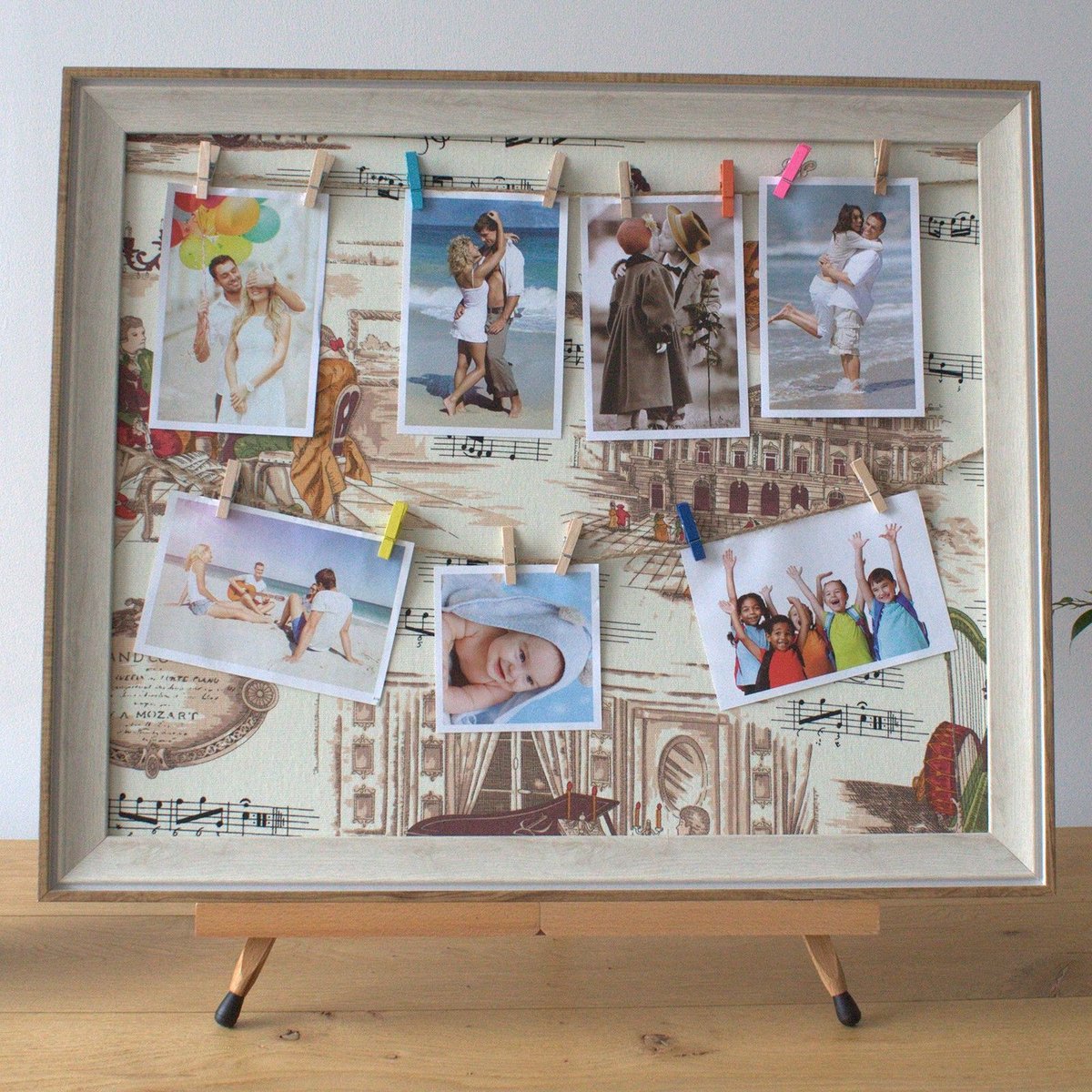 Lrg DIY Peg Photo Frames - Mozart