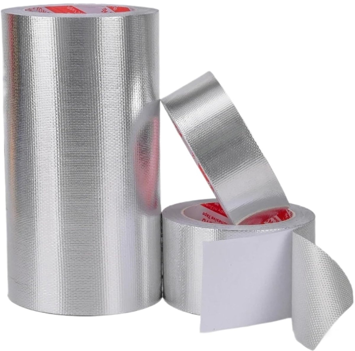 Aluminiumfolie Tape - Isolatie tape - Daken afdichten - Hoge temperatuur bestendig - 20 meter - Zilver