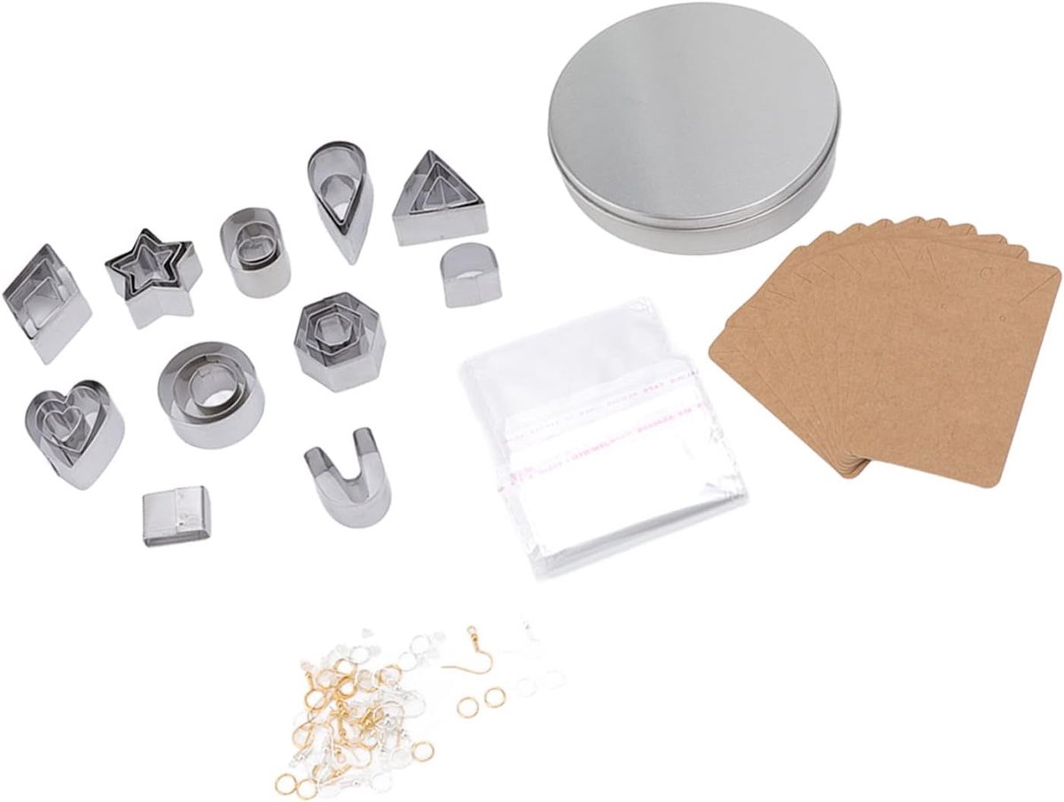 Knutselgereedschap Set - Sieraden Maken - Creatief Ontwerp - Dubbele Rand - 127-delig - Zilver