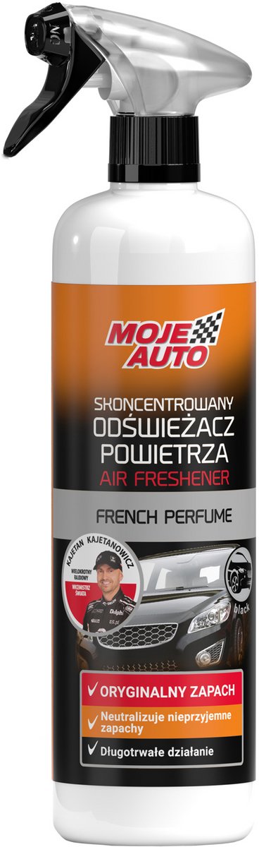 Amtra MOJE AUTO Serie - Luchtverfrisser - Skoncentrowany - Black - 500 ml Atomizer