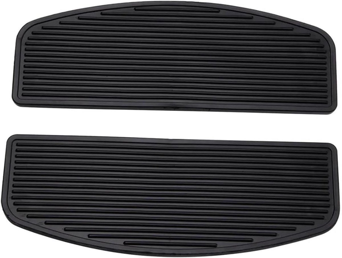 Motorfiets Pedalen - Voetsteun Pads - Comfortabel Rijden - Vergroot Oppervlak - 30 cm Lengte - Zwart
