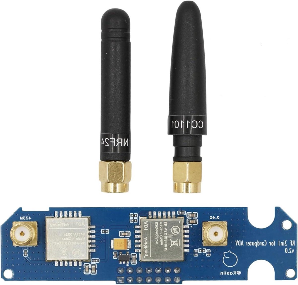 RF Module - Draadloze Communicatie - IoT Ontwikkeling - Dual-Band Ondersteuning - 13 x 8 x 2.5 cm - Blauw