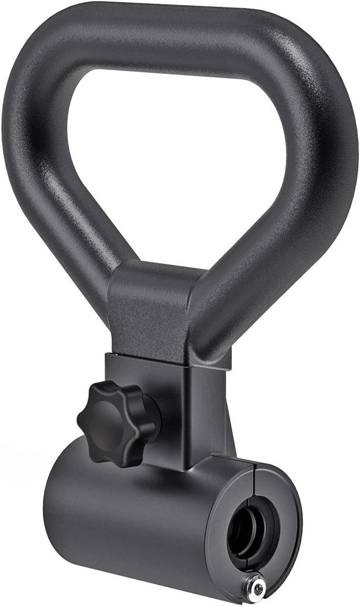 Verstelbare dumbbell naar kettlebell converter met ergonomische grip, snel te installeren voor gewichten tot 45kg