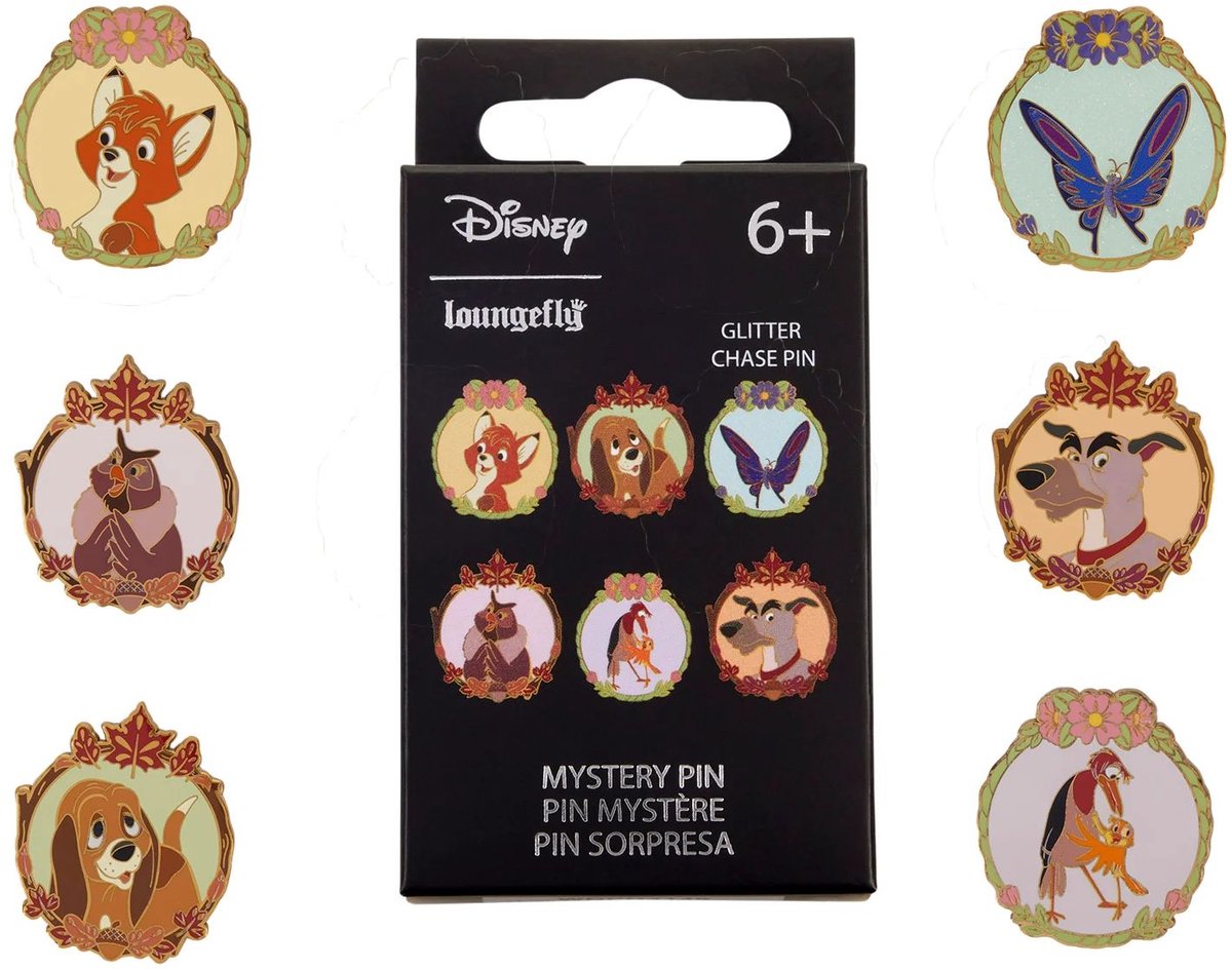 Funko – Disney The Fox and the Hound (Frank en Frey) - Blind Box Enamel Pins