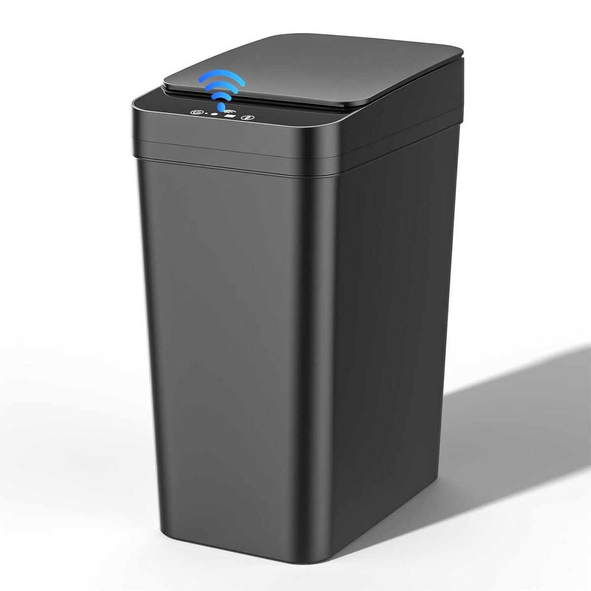 SnelShoppen - Sensor Afvalbak 12 Liter Met Deksel, Oplaadbare Elektrische Prullenbak, 3 Werking Modi, Stille Waterdichte Intelligent Afvalcontainer Vo
