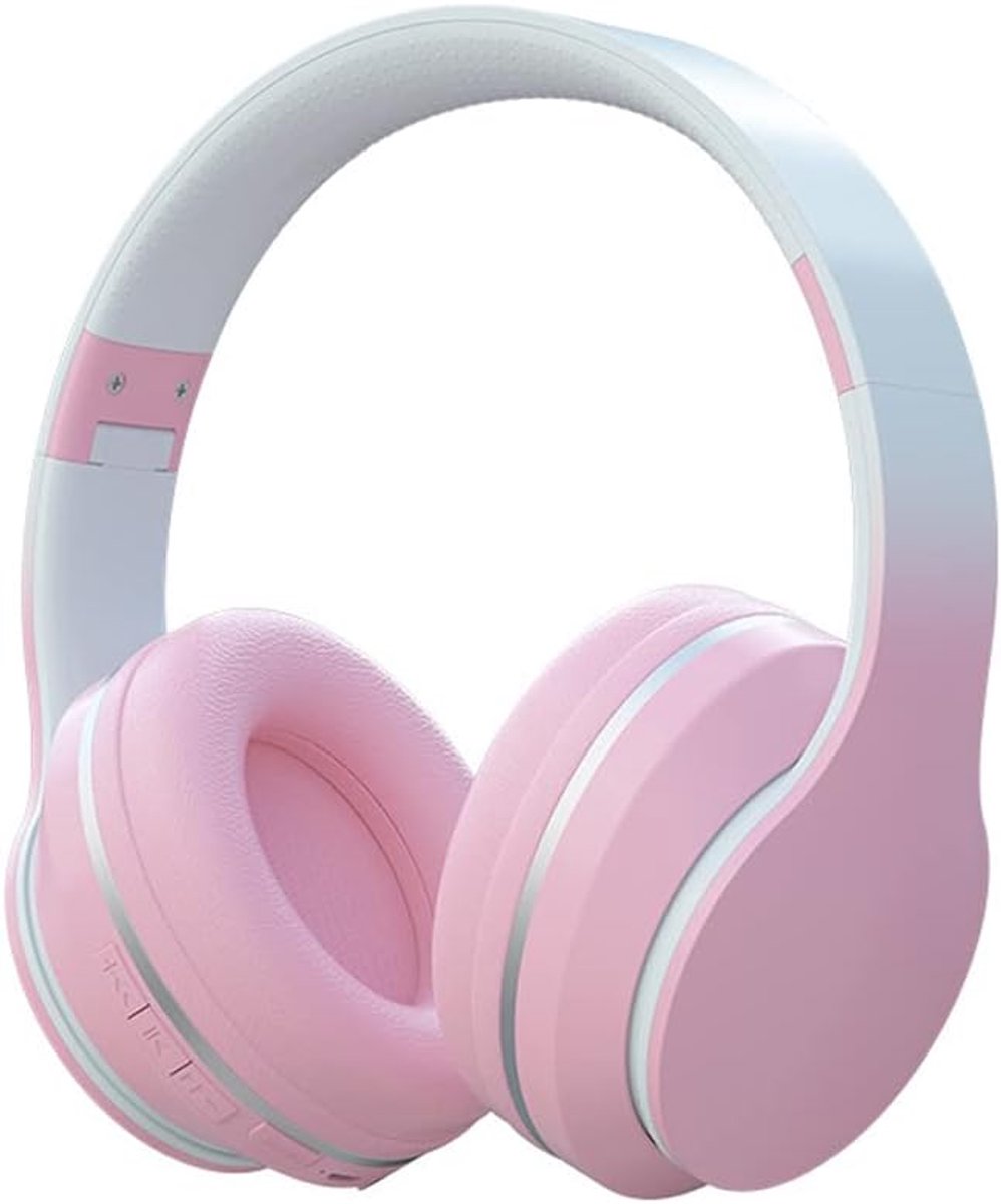 Thijox - Draadloze Bluetooth-hoofdtelefoon voor kinderen, Opvouwbare Bluetooth 5.1 Hoofdtelefoon met Microfoon, Stereoheadset voor Jongens en Meisjes,