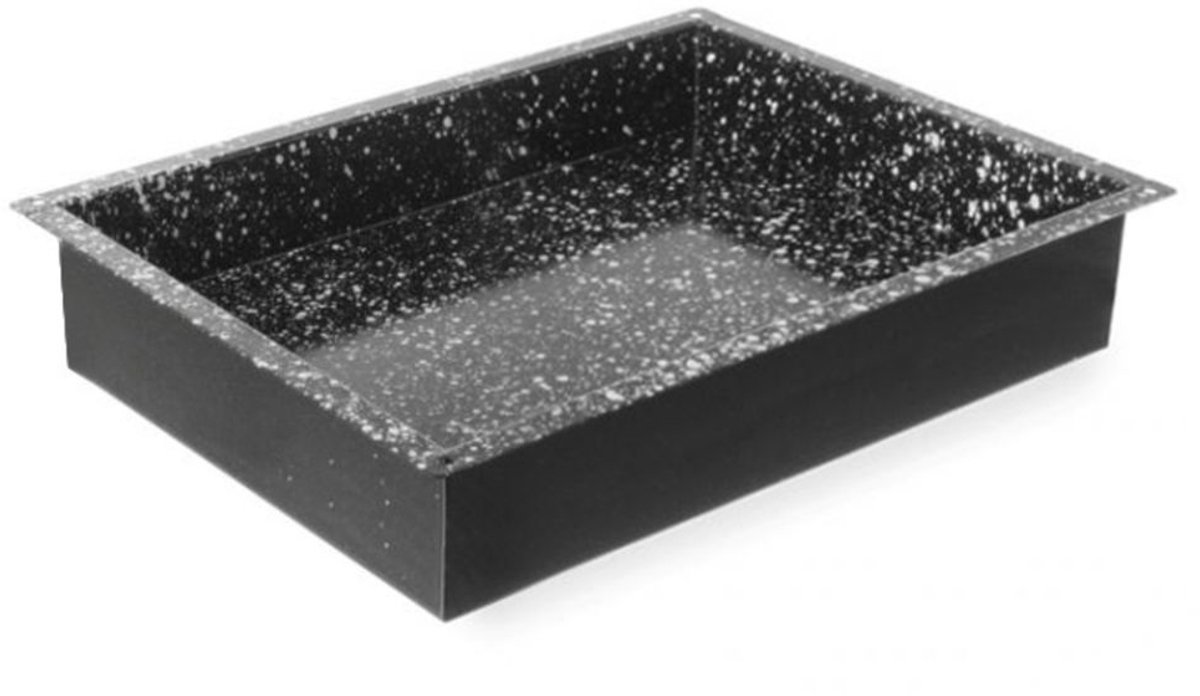 Tray CONVECTOMAT KLASSIEK GN 2/3, HENDI, GN 2/3, Zwart, 354x325x(H)60mm, Rechthoekig