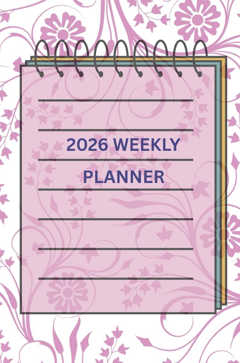 SnelShoppen - 2026 Weekly Planner - 1 pagina per week, overzichtelijk, ideaal voor planning, agenda, organisatie, notities, A4 formaat, perfect voor w