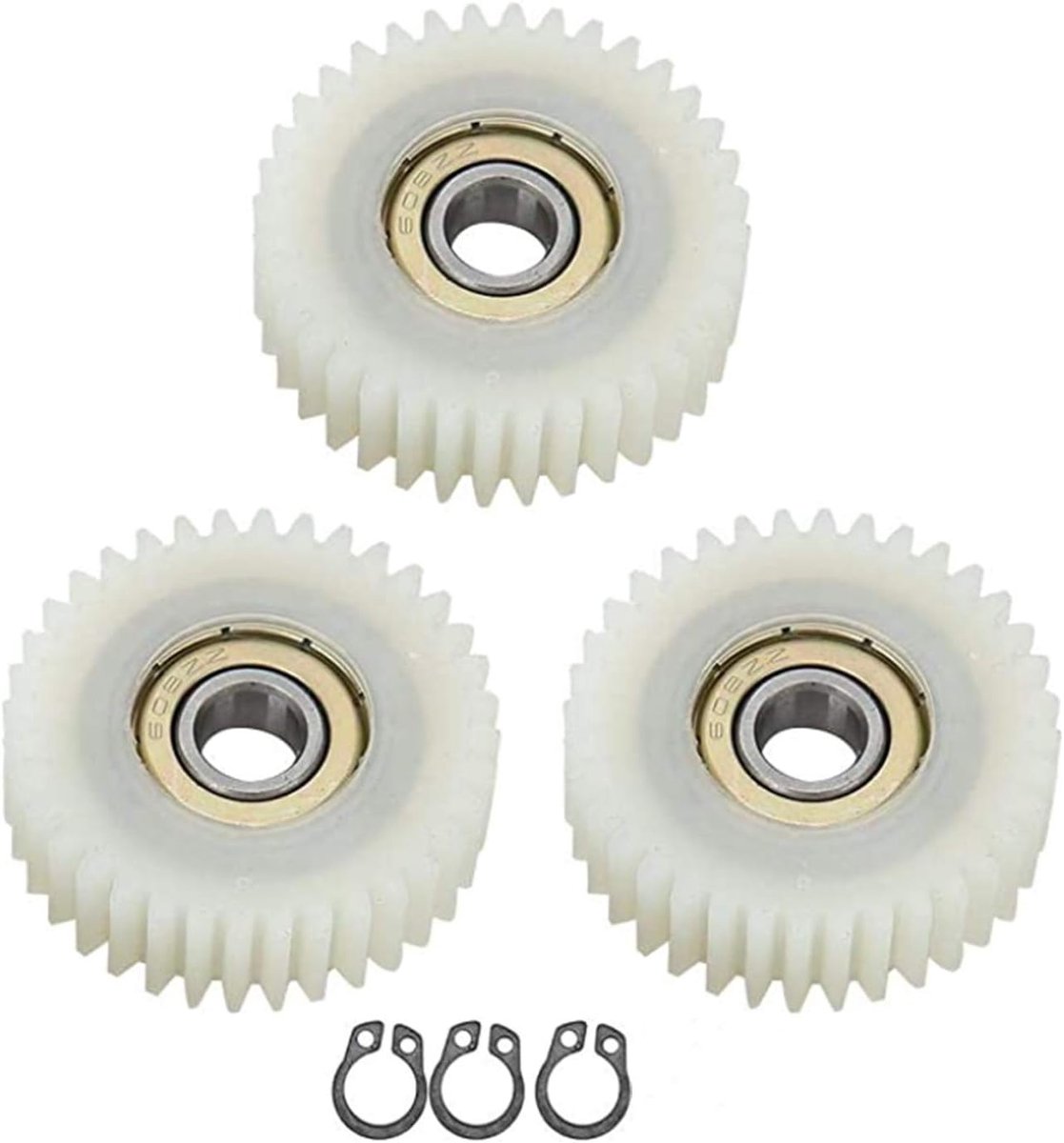 SnelShoppen - 3 Stuks 36Tanden E-bike Hak Hub Motor Planetaire Gear - Kunststof Naafmotor voor Bafang en Andere Motoren - 38mm Doorsnede, 12mm Dikte