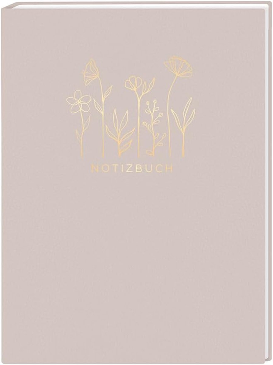 SnelShoppen - Notebook Dotted 148 Pagina's | Softcover Notitieboekje | 18 x 23.5 cm | Bloemen Design | Elegant Schrijven | Voor Thuis en Kantoor