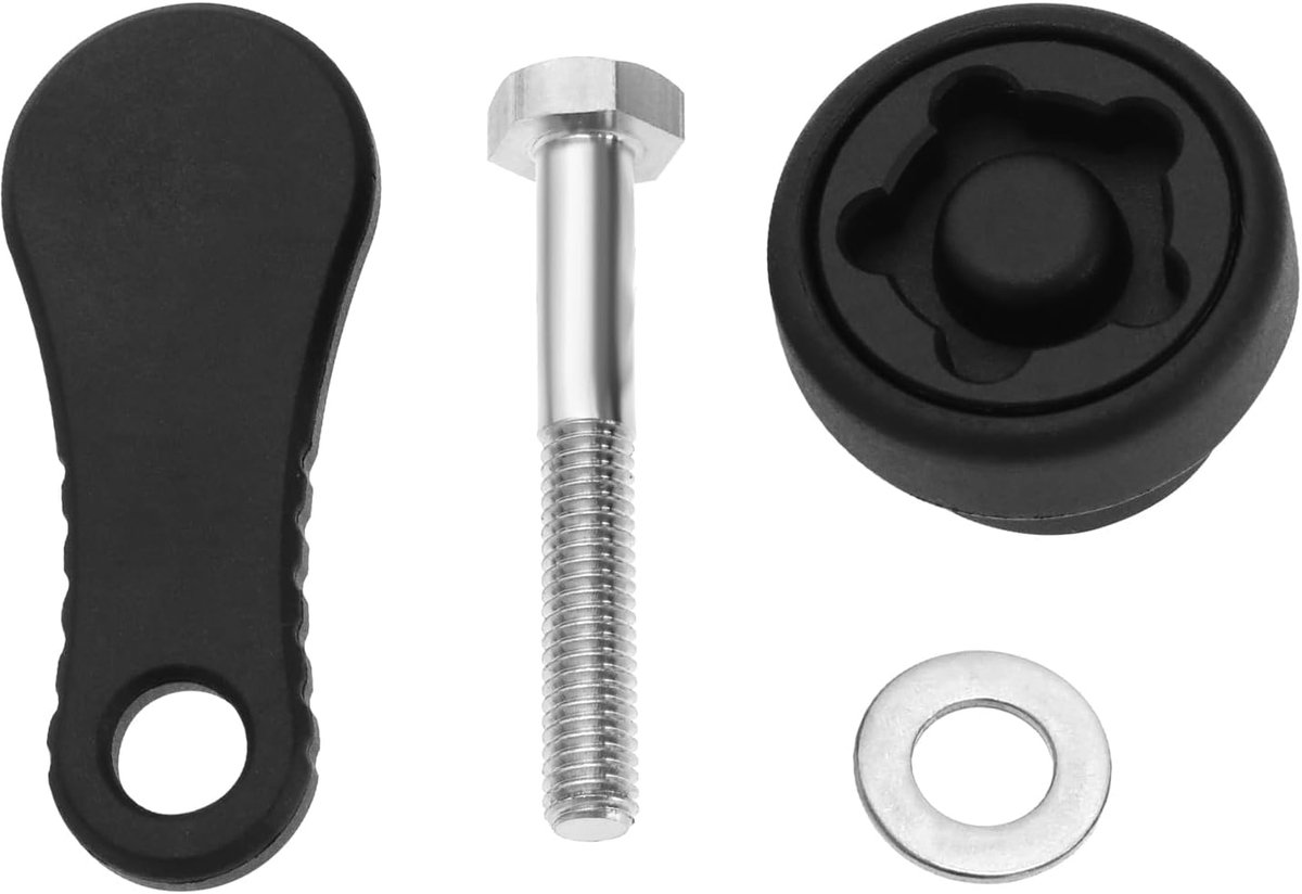 SnelShoppen - 1 Set Anti Theft Lock Security Button Kit voor Motorfiets Navigatie, Duurzaam Materiaal, Compatibel met RAM Steun, Geschikt voor Auto's