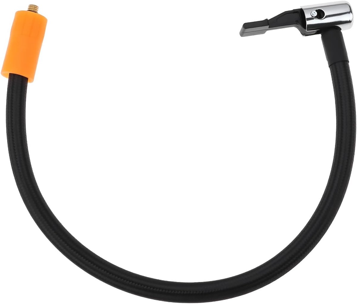 SnelShoppen - M6 Bandenpomp Slangadapter 40cm voor Clip-On Chuck - Universele Luchtdrukpomp Slang voor Auto, Motor, Fiets - Betrouwbare Verbinding voo