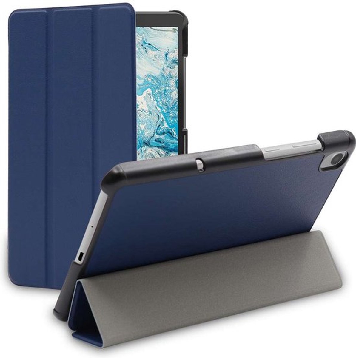ebestStar - Hoes geschikt voor Lenovo Tab M8 2021 (3rd gen), M8 HD 2019, Slanke Design PU Lederen Etui, Automatische Slaap/Wake, SmartCase hoesje, Donkerblauw