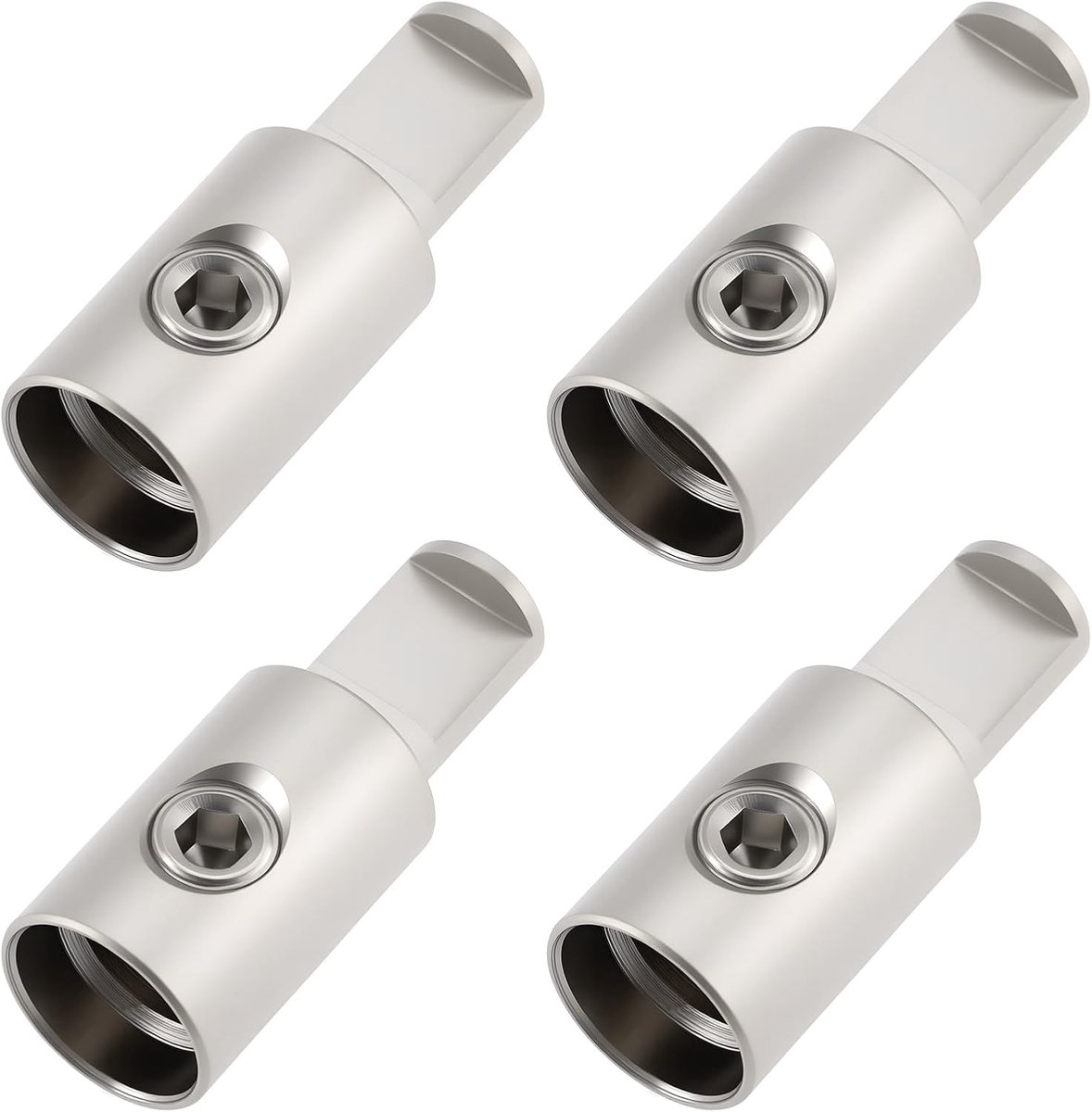 SnelShoppen - 4Pcs Auto Stereo Audio Draad Reducer 1/0 Gauge Stroom Aarde Draad Pin voor Meeste Auto's Versterker Ingang - Verbeterde Verbinding