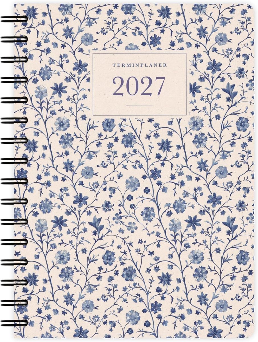 SnelShoppen - Kalender 1123 A5 2026 | Ornamenten | Weekplanner met Notitieruimte | Praktisch Voor Bureau of Broekzak | Jaar- en Maandoverzichten