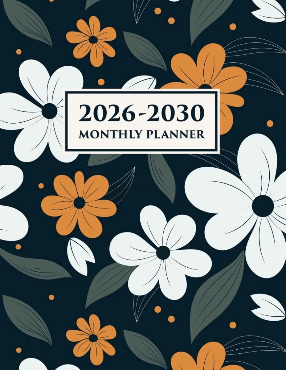 SnelShoppen - 2026-2030 Maand Planner - 60 Maanden - 2 Pagina's per Maand - Jaarlijkse Inspirerende Citaten - Perfect voor Organisatie en Planning