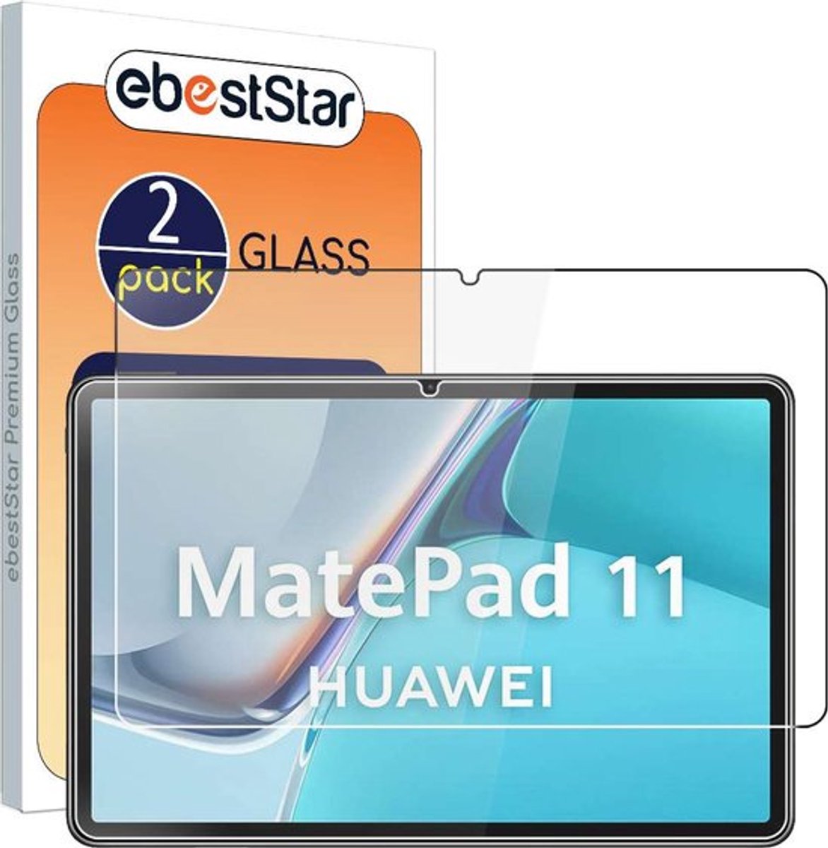 ebestStar - {2 Stuks} Gehard glas geschikt voor Huawei MatePad 11 (2021), Screen Protector Cover, Schermbeschermer Tempered Glass