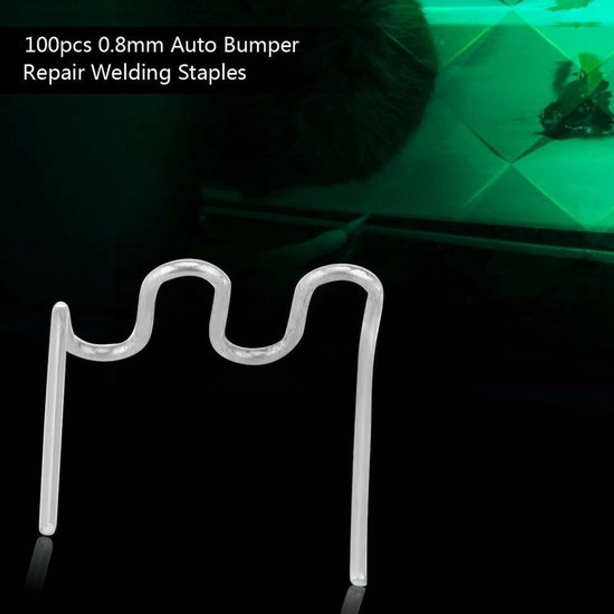 Autoschade reparatieset 100 stuks - Bumper reparatie - 0,8 mm - Universeel model - Sterke lijm - Voor alle automerken