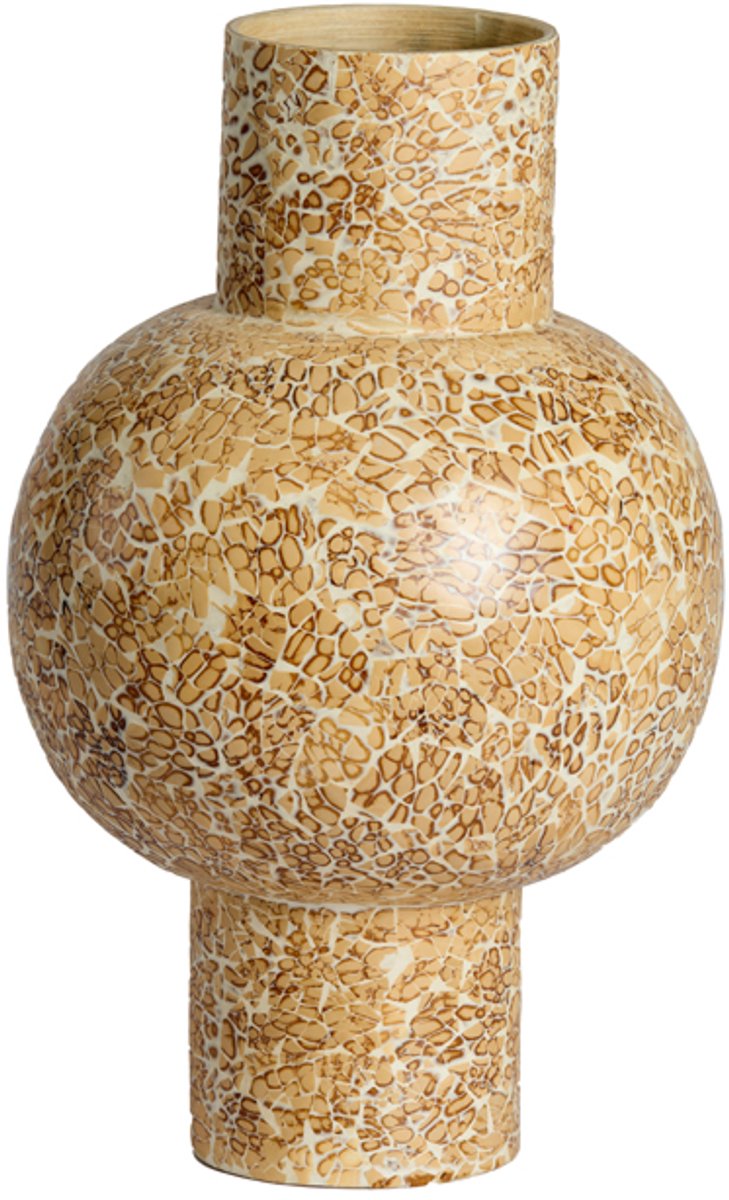 Natuurlijke bruine bamboe vaas Light & Living Girona