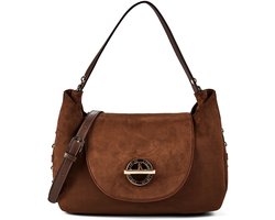 LIU JO handtas schoudertas Gerona Top Handle Tabacco bruine