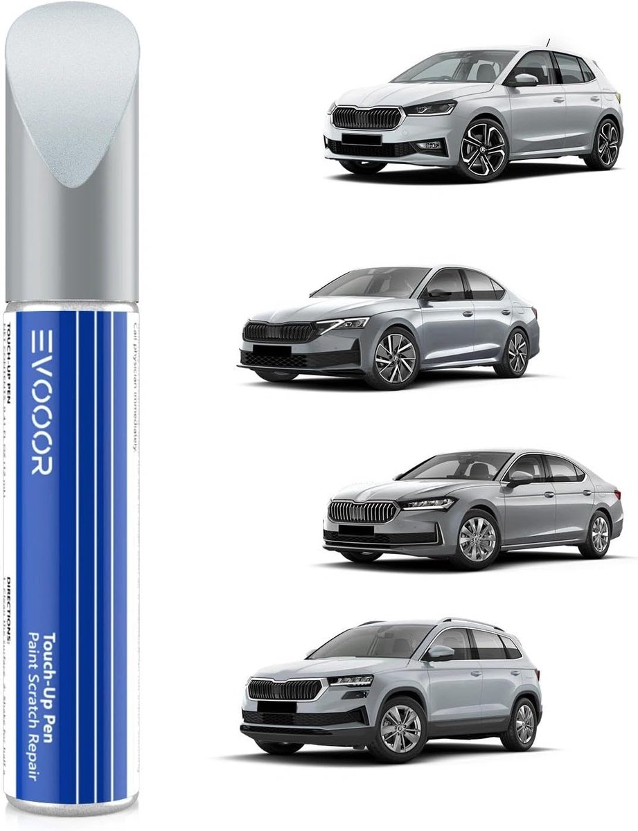 SnelShoppen - 2Y2Y S9R Moon White Pearl Effect Auto Lak Reparatie Pen voor Krassen, Dents en Beschadigingen, Eenvoudige Oplossing voor Skoda, Kleurcor
