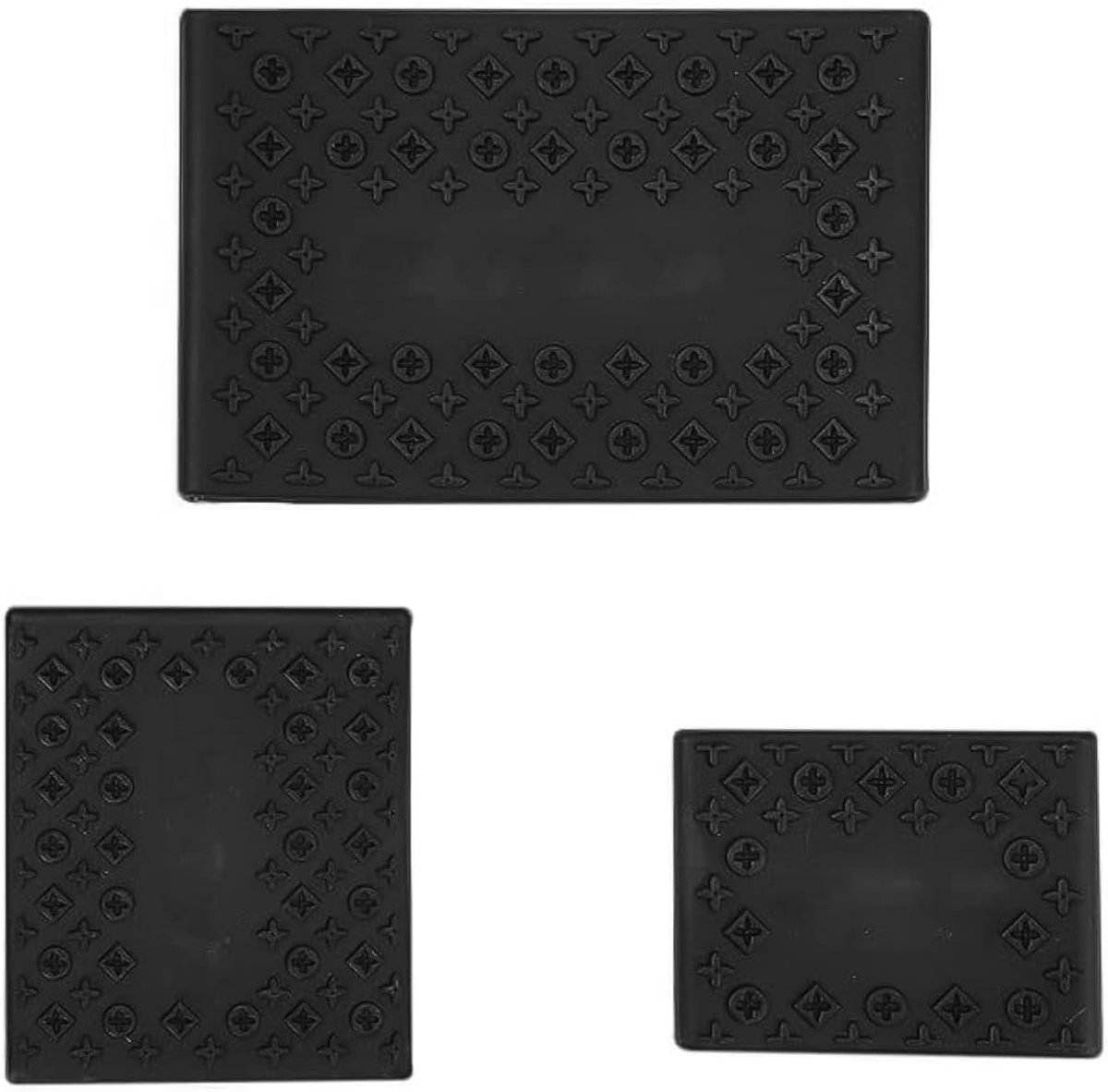 SnelShoppen - 3 Pcs Zwarte Anti-slip Haartrimmer Handgrepen Siliconen Covers Rekbare Handvatten voor Elektrische Trimmers en Clippers, Compatibel met