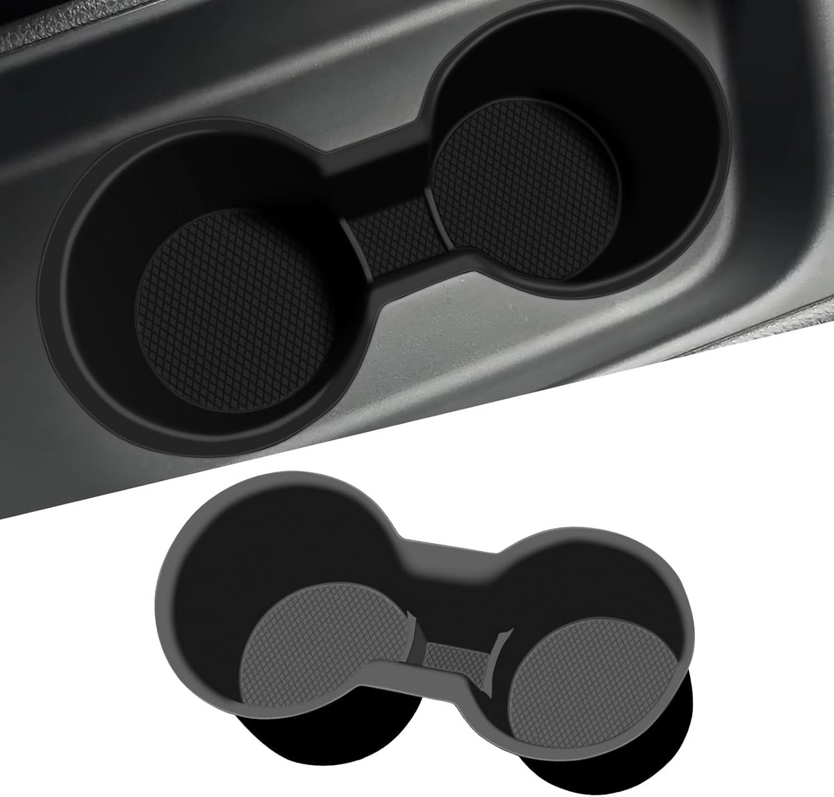 SnelShoppen - Non-slip Center Cup Holder voor Toyota Yaris Yaris Cross GR Automaat 2020-2025 - Silicone Accessoires voor Center Control - Hoogwaardige