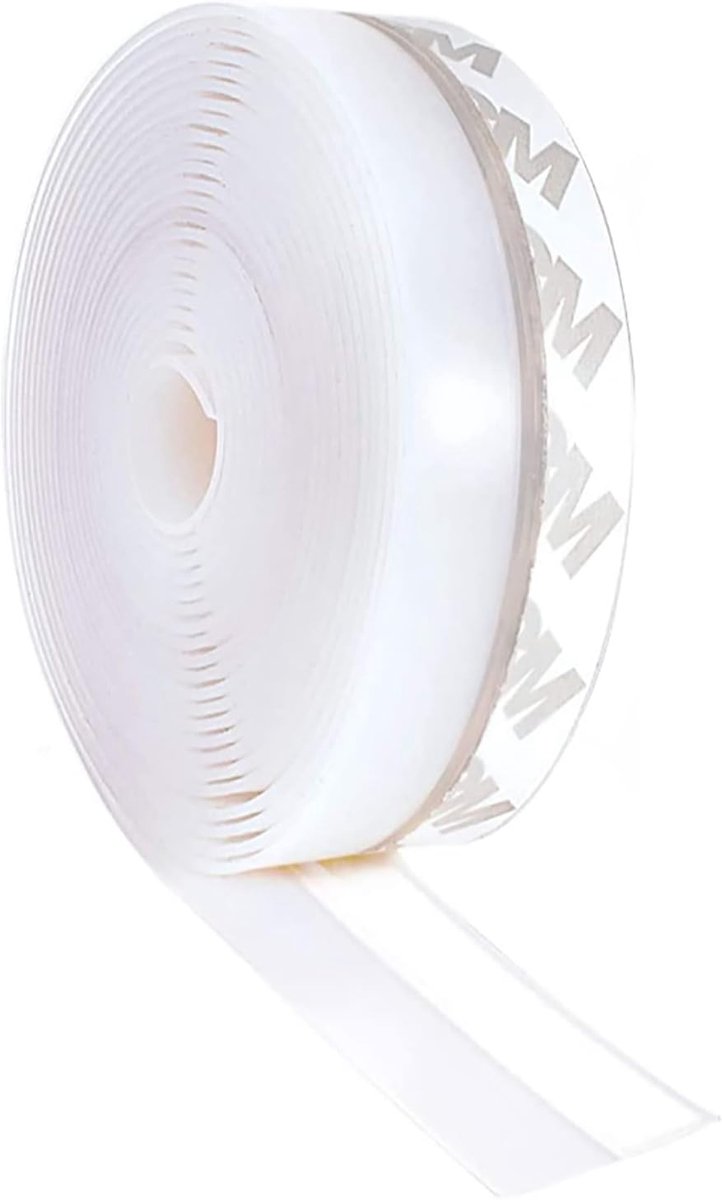 SnelShoppen - Transparante Zelfklevende Siliconen Sealing Strip voor Deuren en Ramen, Geluidsisolatie, Wind- en Stofdicht, 2.5cm x 5m