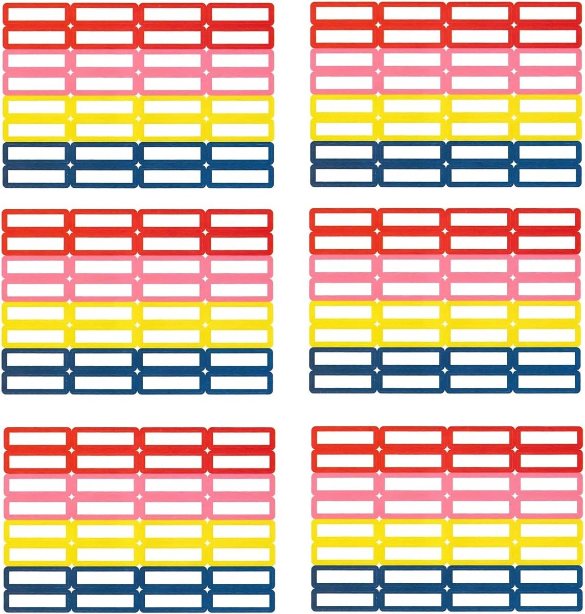Zelfklevende Naamstickers voor Potloden - 192 Labels van 35 x 10 mm - Ideaal voor Kleuterschool en Schoolbenodigdheden - Organiseer en Personaliseer Schoolspullen