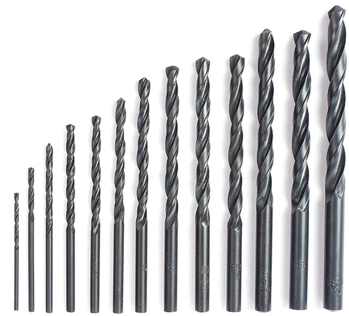 SnelShoppen - 13-delige precisie boorbitset, spiralen boren Ø1.5-6.5mm, voor staal, aluminium, hout, kunststof, ideaal voor klussen en professioneel g