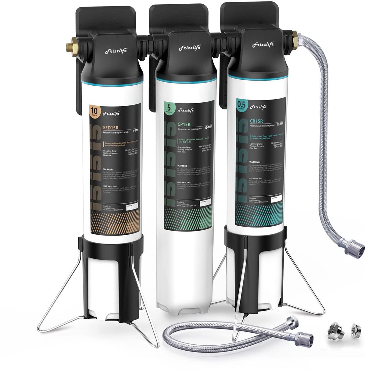 Onderbouw Waterfilter Systeem - Vermindert 99.99% Lood en Chloor