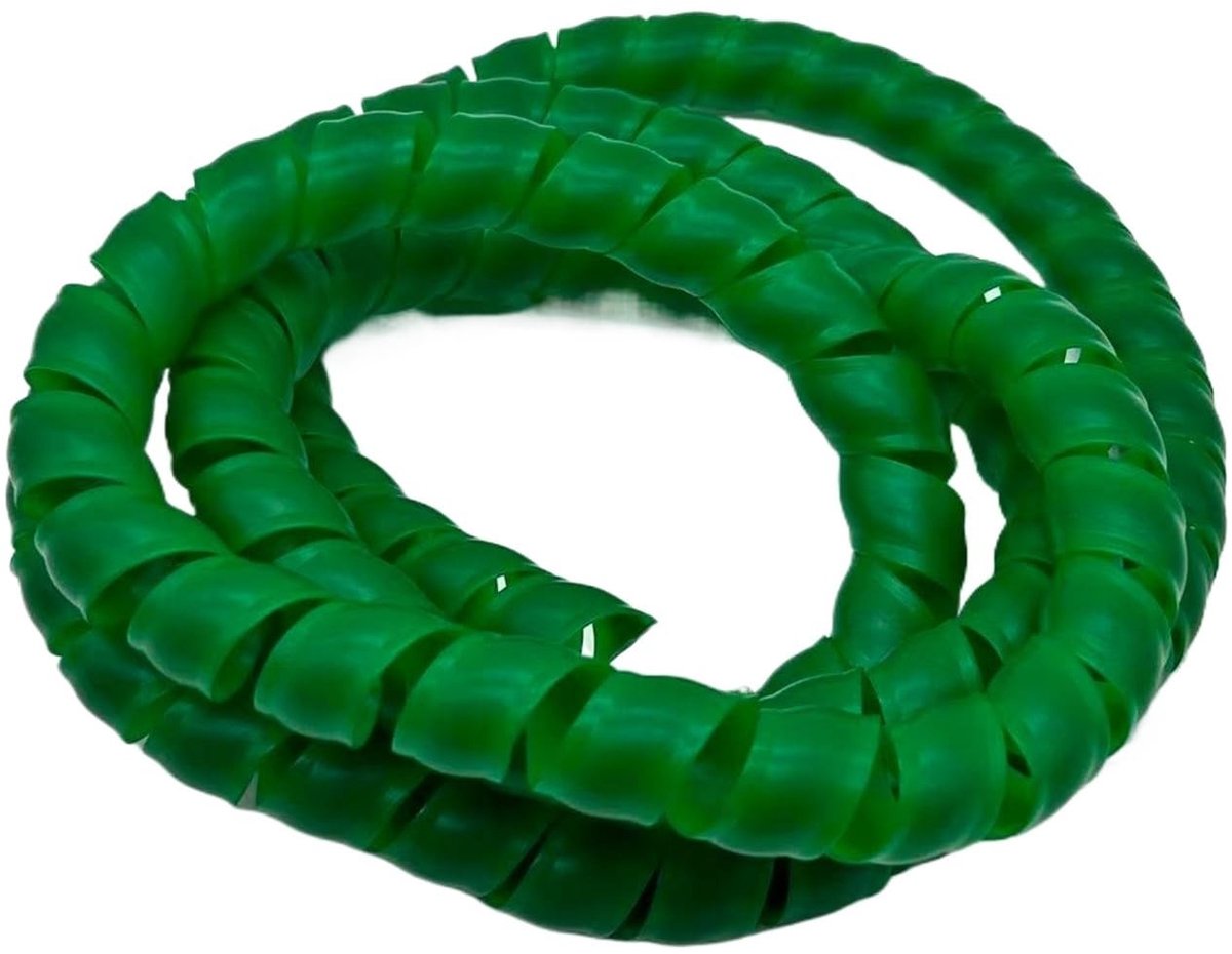 PVC-Spiraalslang - 1 Meter - 18 mm - Groen