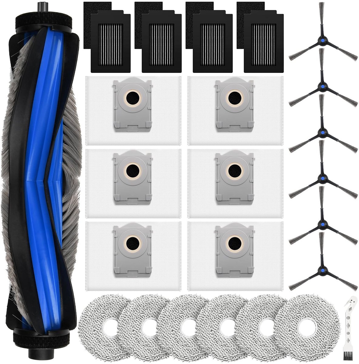 Accessoireset voor Ecovacs Deebot T50 Max Pro Omni - 24-delig