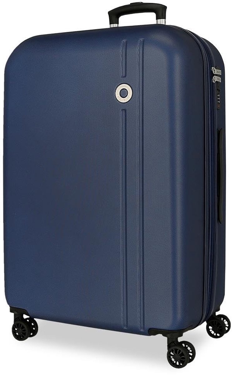 Medium Koffer - Sturdy ABS Plastic - Navy Blue - 56 L