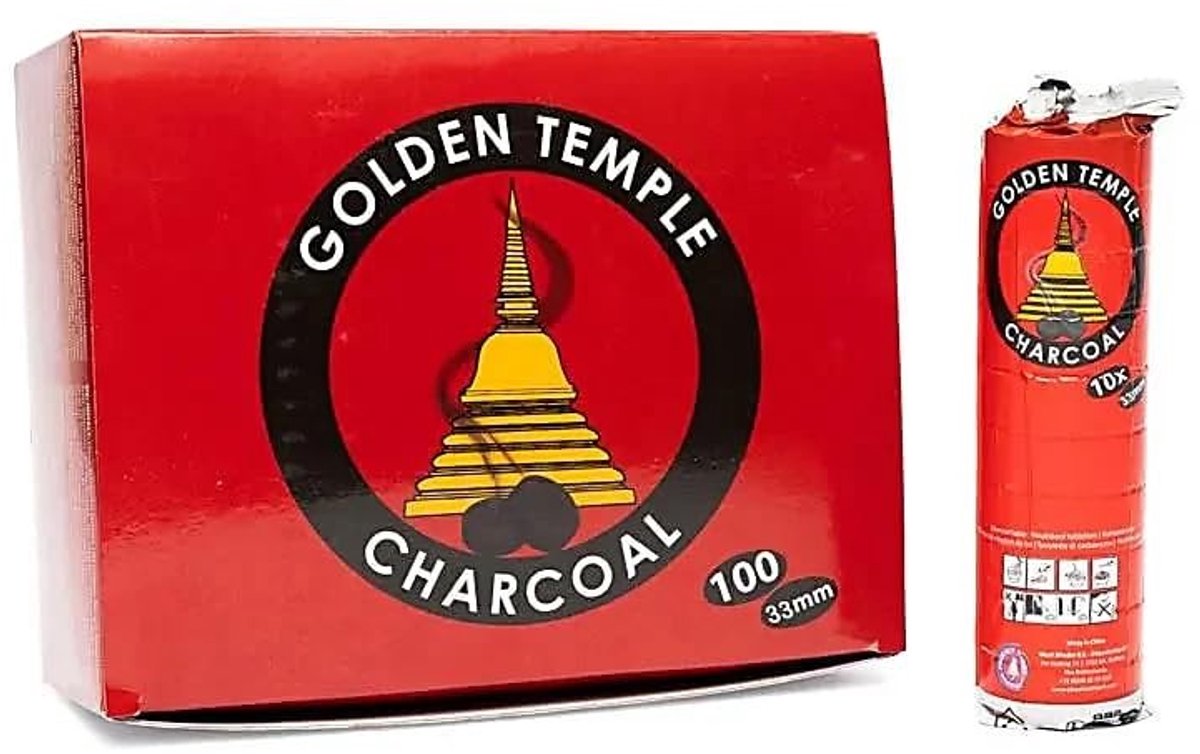 Incense Coal - 100 Tabs - 33 mm