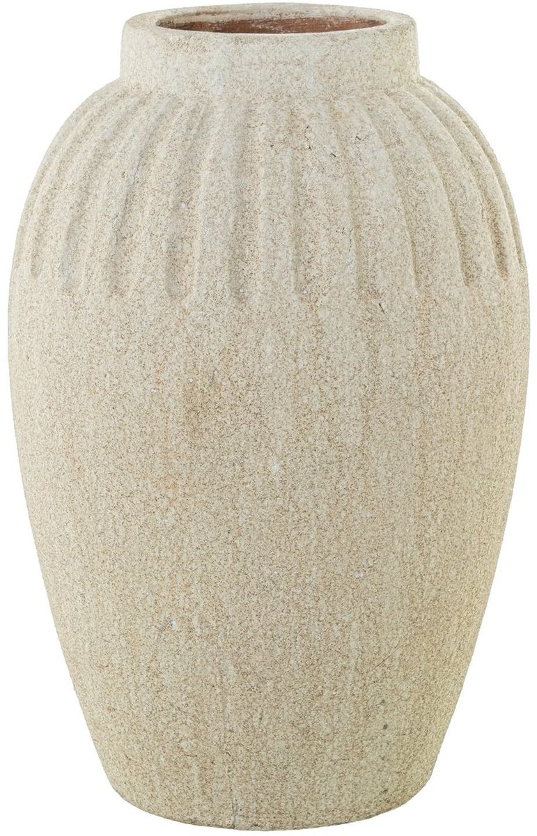 Tafeldisplay Vaasje - Keramiek - Wit - 24 x 24 x 36 cm
