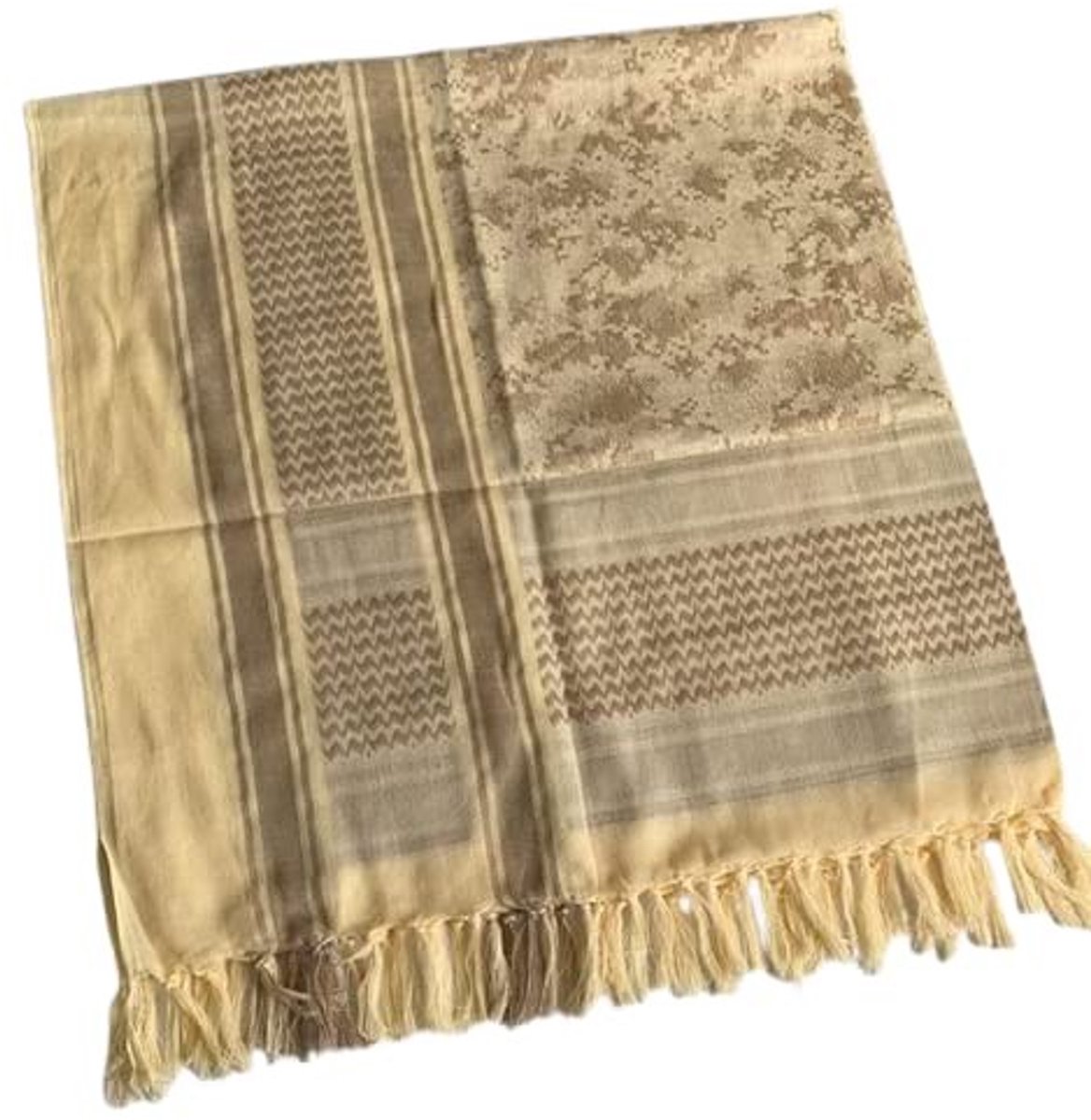 Shemagh Keffiyeh - 110x110 cm - Zwart