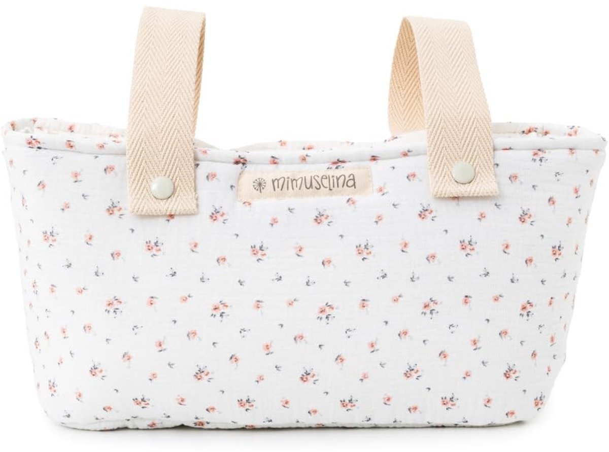 Mini Organizer Bag voor Kinderwagens - Praktisch en Functioneel - Bloemprint