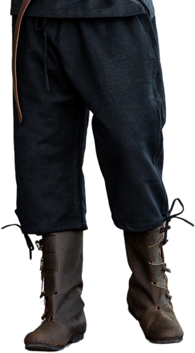 Kniebroek voor heren - Comfortabele tailleband - Zwart - XL