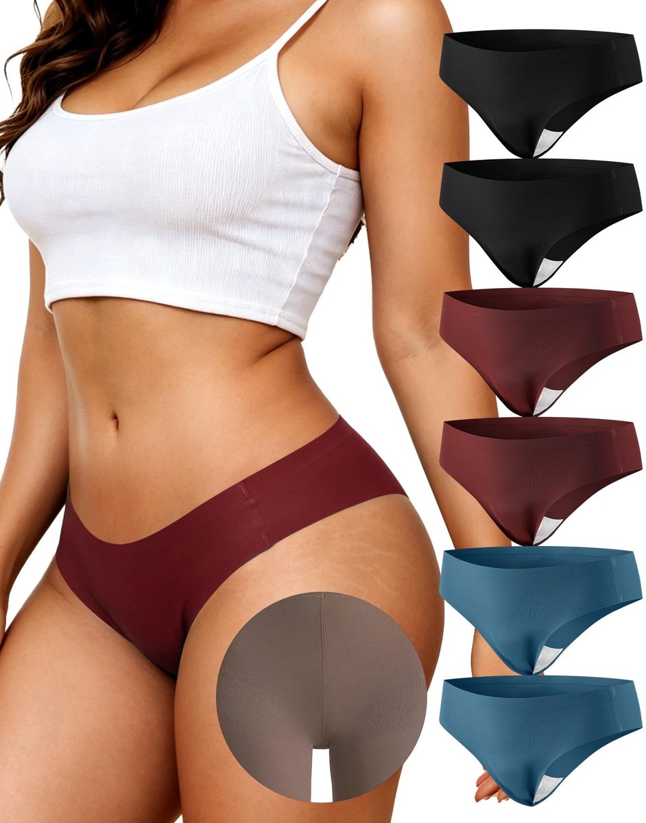 Dames Seamless Thongs - Set van 6 - S-XL