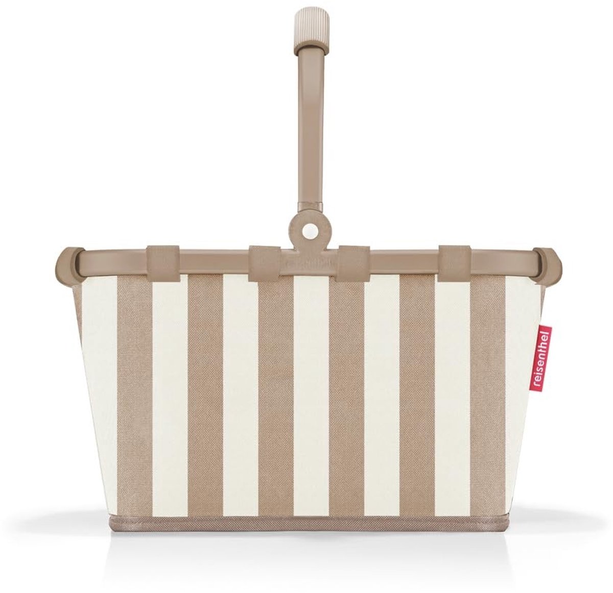 Carrybag XS - Praktische boodschappentas met waterafstotend ontwerp - Summerstripes Coffee