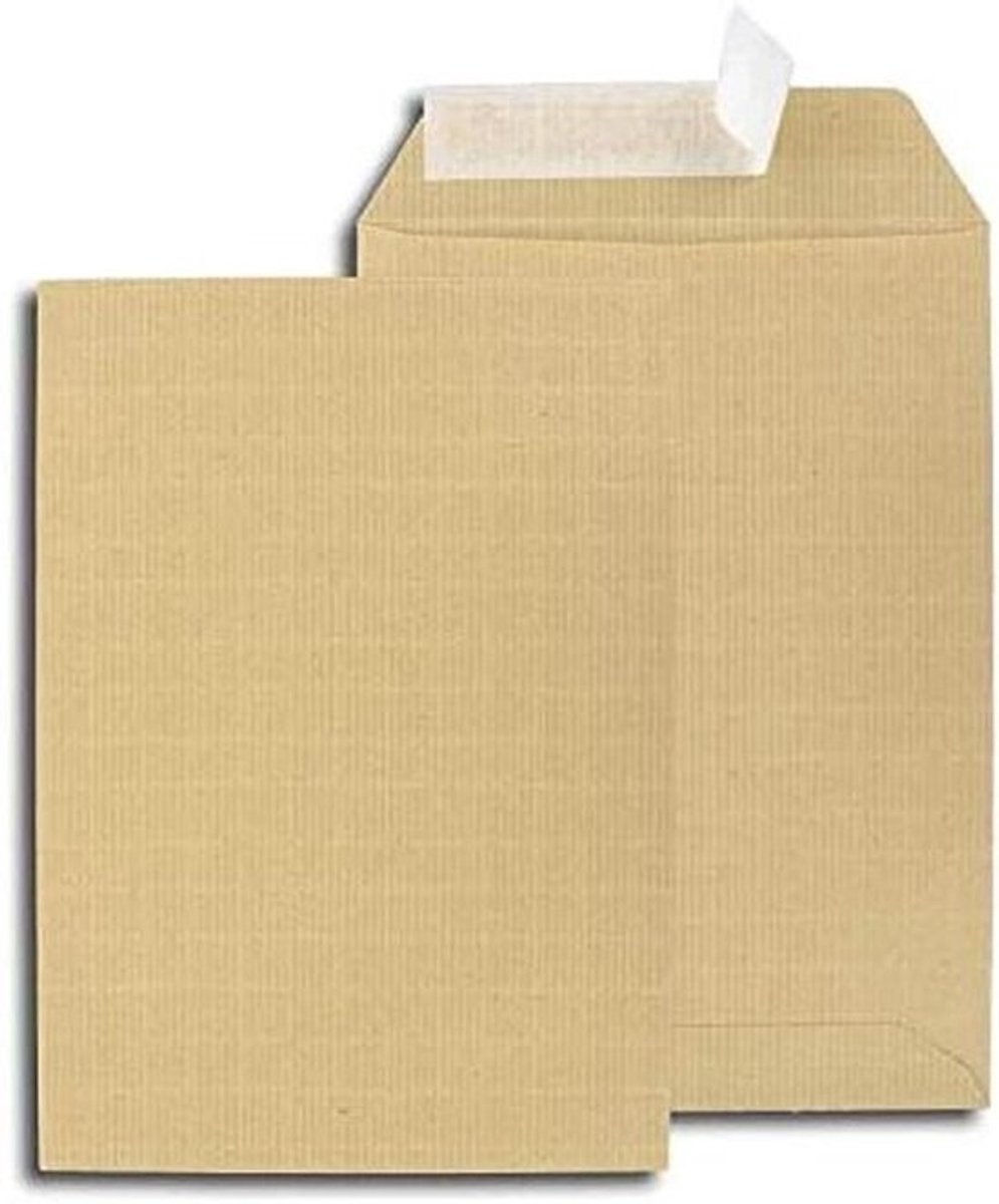 Verzendtassen C5 - Enveloppen Bruin - Documenten Verzenden - Draadversterkt - 162 x 229 mm - Bruin