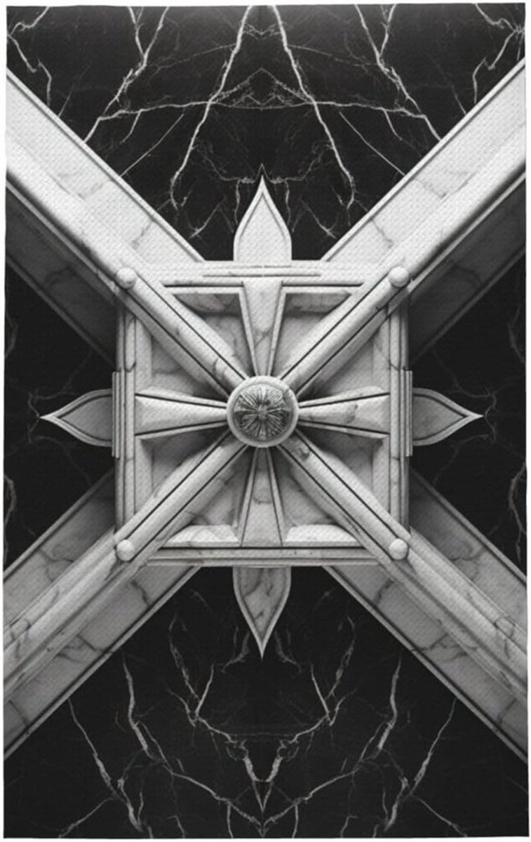 Keukenhanddoeken Marmerprint - Vaatdoeken Theedoeken - Keuken Schoonmaken - Ultra-absorberend Sneldrogend - 66 x 40 cm - Zwart Wit